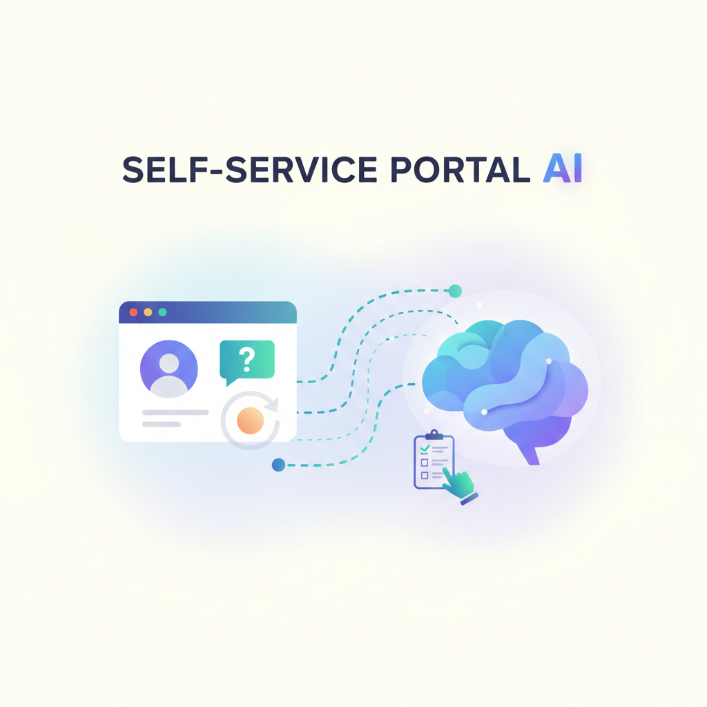 self-service portal AI