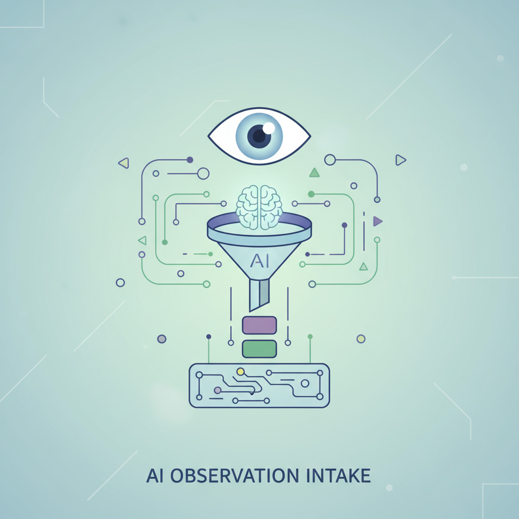 AI observation intake