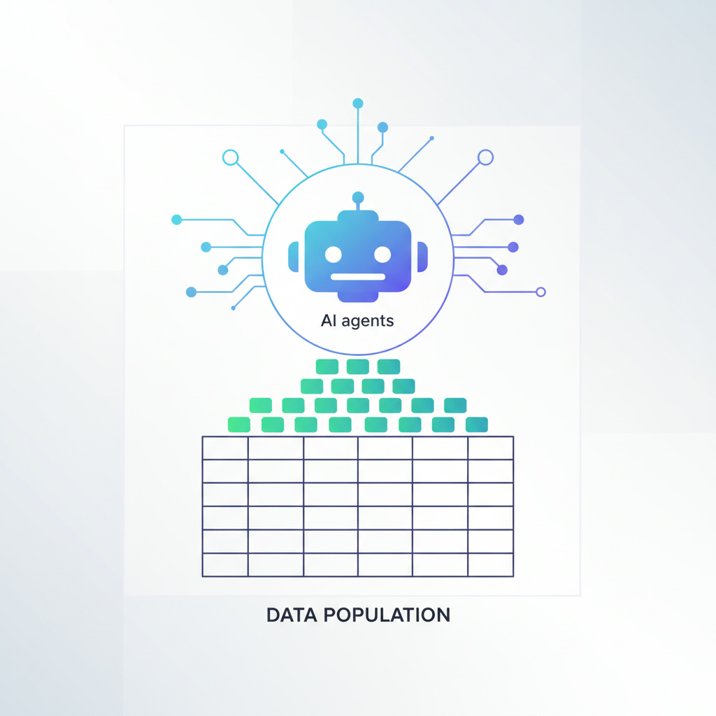 AI agents for data population