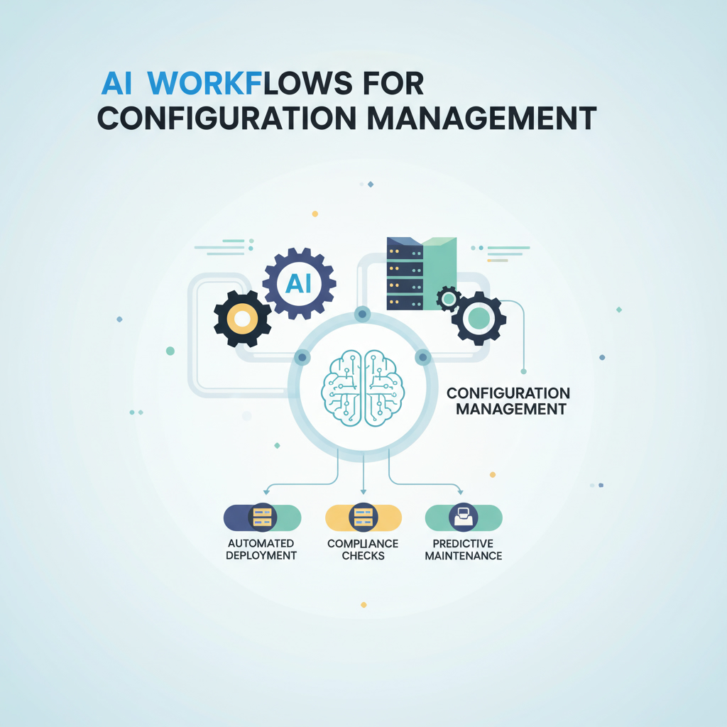 AI workflows for configuration management