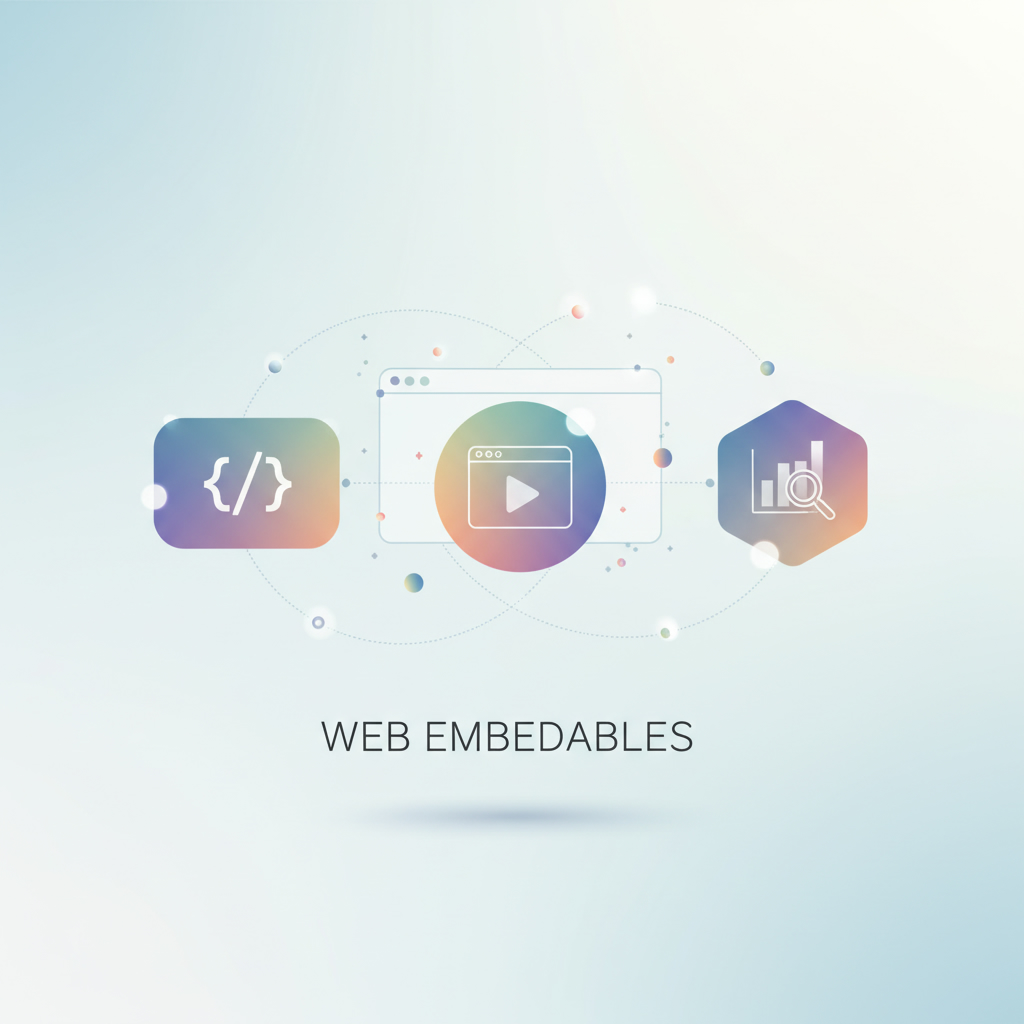 web embeddables