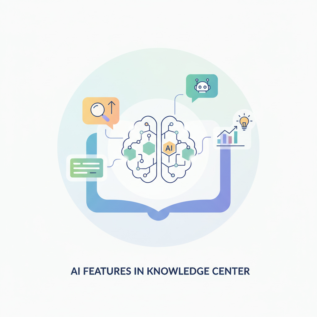 AI features in knowledge center